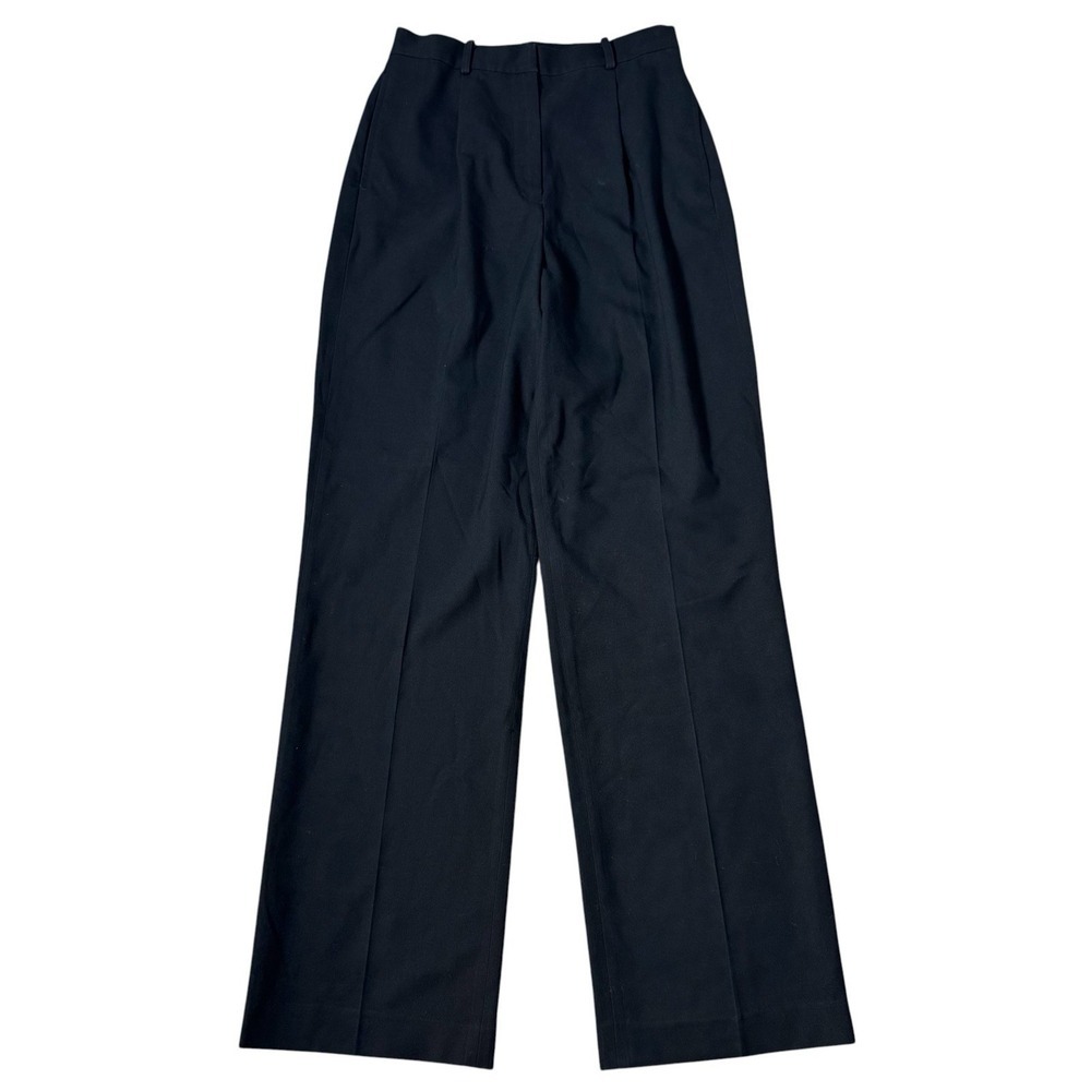 Eddie Bauer High Rise Wide Leg Pants Trousers Women 8 Tall Old Money Work Preppy